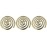 Remedywala Vastu Brass Helix for North West Direction Remedy [11CM Approx] (3 Pieces)