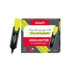 Luxor 1851 Highlighter - Yellow - Box of 10