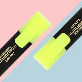 Luxor 1851 Highlighter - Yellow - Box of 10