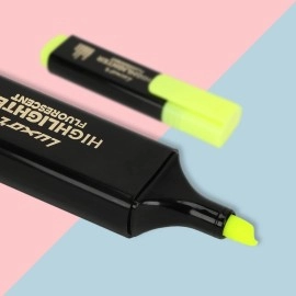 Luxor 1851 Highlighter - Yellow - Box of 10