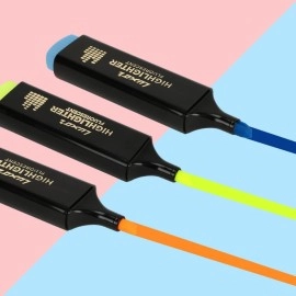 Luxor 1851 Highlighter - Yellow - Box of 10