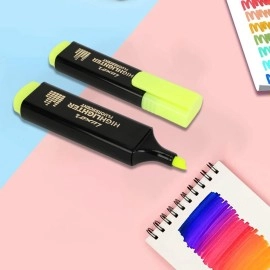 Luxor 1851 Highlighter - Yellow - Box of 10