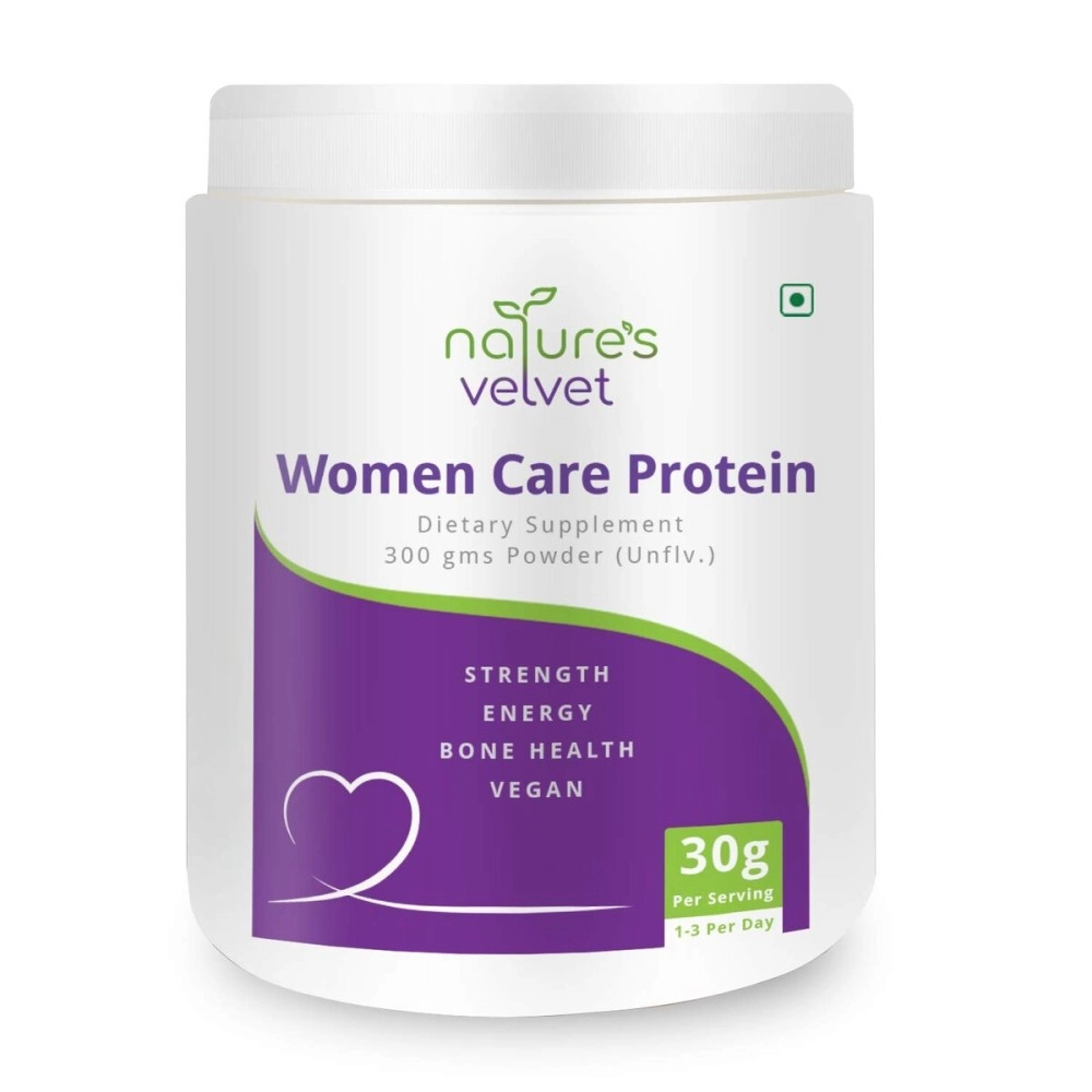 nature\'s velvet Women care Protein, All Natural Protein For Women With Zero Artificial Flavors, Colors or Sweeteners - 300g