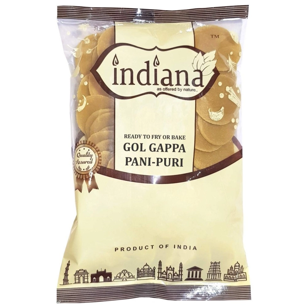 Indiana Ready to Fry Dry Pani Puri Papad/GOL Gappa, 400gm