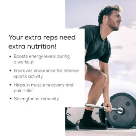 TrueBasics Multivit Sport One Daily, Multivitamin For Sports, Multimineral, Amino Acids with Antioxidant, Enhances Immunity, Energy, and Joint Health, 30 Multivitamin Tablets