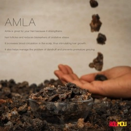 Rolimoli Whole Dried Form for Hair Care Each Amla, Reetha, Shikakai, 450 G