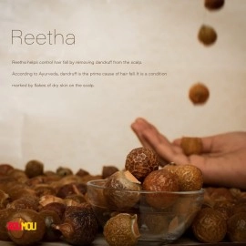 Rolimoli Whole Dried Form for Hair Care Each Amla, Reetha, Shikakai, 450 G