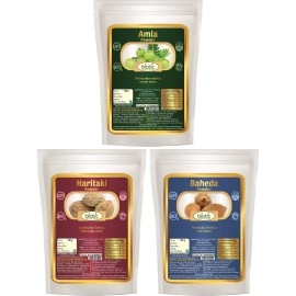 Biotic Amla, Harad & Baheda Powder (Triphala Powder) - 300gms (100gms each)