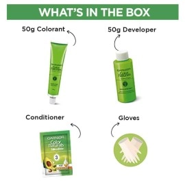 Garnier Color Naturals Creme Riche Hair Color (Plum Red, 55ml + 50g)