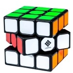 Cubelelo Drift 3x3 Black Speedcube | Beginner Cube for Kids & Adults | Magic Speed Stress Buster Brainstorming Puzzle (Multicolor) | Anti-Pop Technology | Smooth Turning | Durable