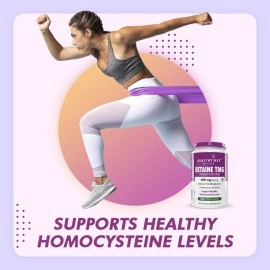 HealthyHey Nutrition Betaine Trimethylglycine (TMG) - 120 Veg. Capsules