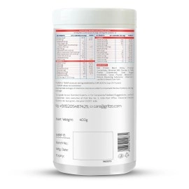 Gritzo SuperMilk Overall Growth (13+y Boys), 12g Protein Powder (Double Chocolate, 400g) | Zero Refined Sugar, 21 Vitamins & Minerals