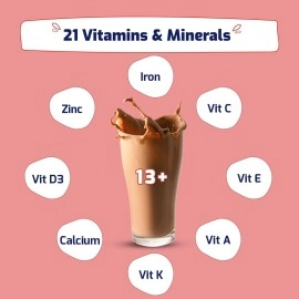 Gritzo SuperMilk Overall Growth (13+y Boys), 12g Protein Powder (Double Chocolate, 400g) | Zero Refined Sugar, 21 Vitamins & Minerals