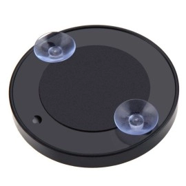 STORE 2508 Magnifying Mirror with 5x Magnification & Suction Cups for makeup, shaving etc. Diameter - 15 Cm.(Black)