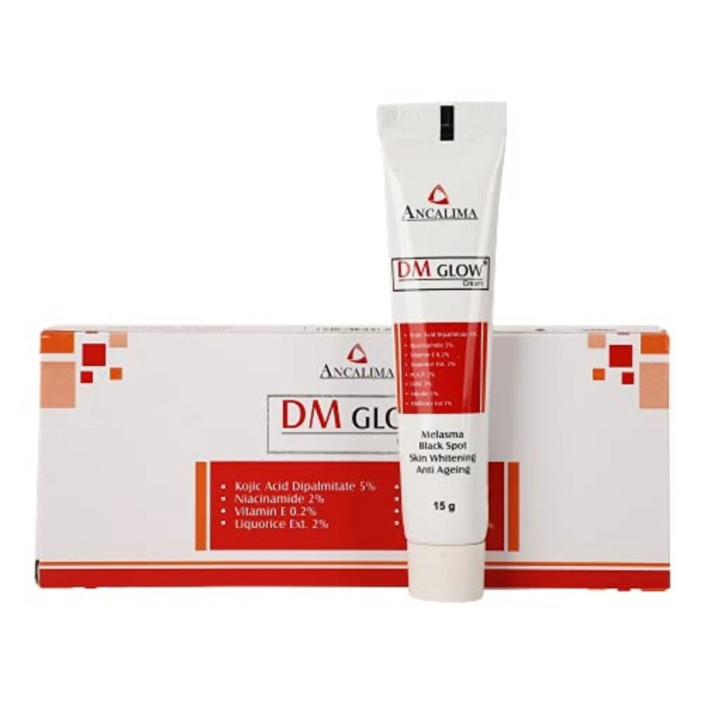 ANCALIMA Dm Glow Depigmentation Cream for Remove Black Spot, Skin Whitening, 15 gm