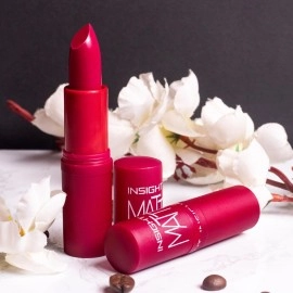 Insight Cosmetics Matte Lipstick |Long Lasting Lipstick for Women |Keeps Lips Moisturised |Single Swipe Application |Smooth & Light Weight |One Swipe Pigmentation(L-21=12)