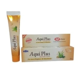 HAPDCO Aqui Plus Ayurvedic Cream 25gm (Pack of 3) - Ayurvedic Safe & Effective Cream for Acne, Pimples & Blackheads