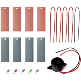 Kit4Curious Salt water battery DIY Science experiment complete kit with instruction manual