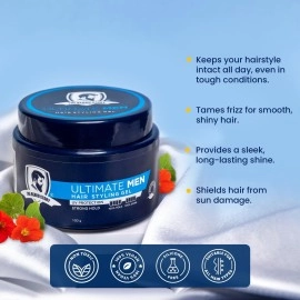 The Beard Story Hair Styling Gel For Strong Hold, 100% Shine, 100% Hold, 100 G