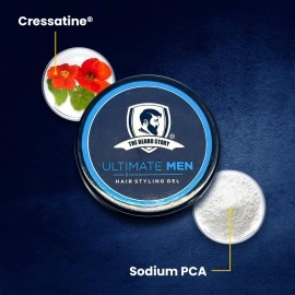 The Beard Story Hair Styling Gel For Strong Hold, 100% Shine, 100% Hold, 100 G