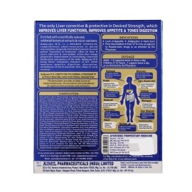 AIMIL Amlycure D.S. Capsule for Total Liver Support| Cleanse and Detox| Protects Cells & Enzymes| 20 Capsules (Pack of 2)