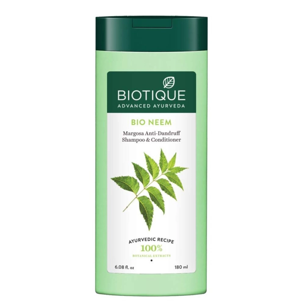Biotique Bio Neem Margosa Anti Dandruff Shampoo And Conditioner, 180 ml