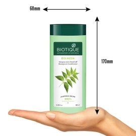 Biotique Bio Neem Margosa Anti Dandruff Shampoo And Conditioner, 180 ml