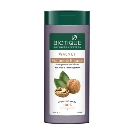 Biotique Bio Walnut Bark Volumizing Shampoo for Fine & Thinning Hair, 180 ml