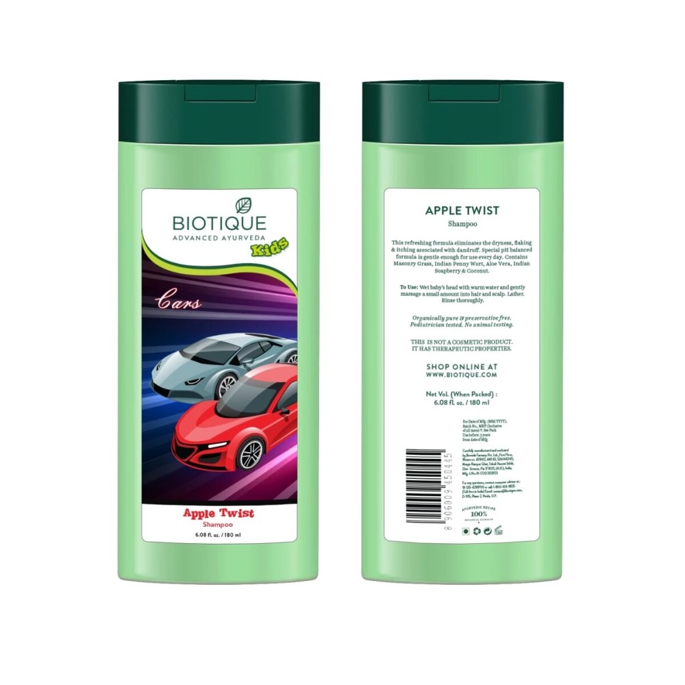 Biotique Bio Apple Twist Shampoo for Disney Kids, 180ml