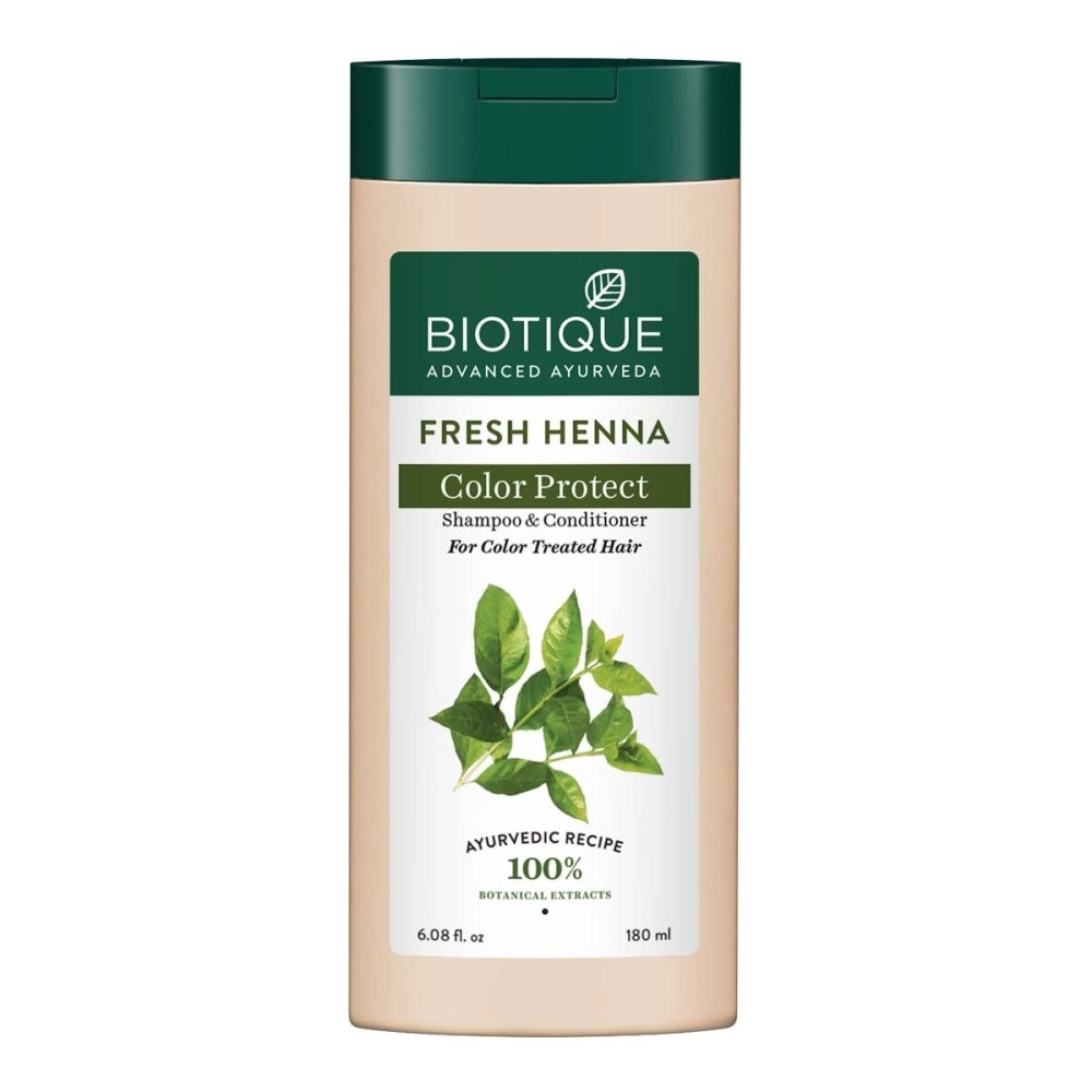 Biotique Bio Henna Leaf Fresh Texture Shampoo & Conditioner 180 ml Multi