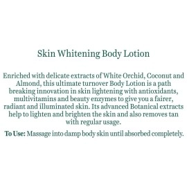 Biotique Bio White Orchid Skin Whitening Body Lotion, (180Ml, Normal Skin)