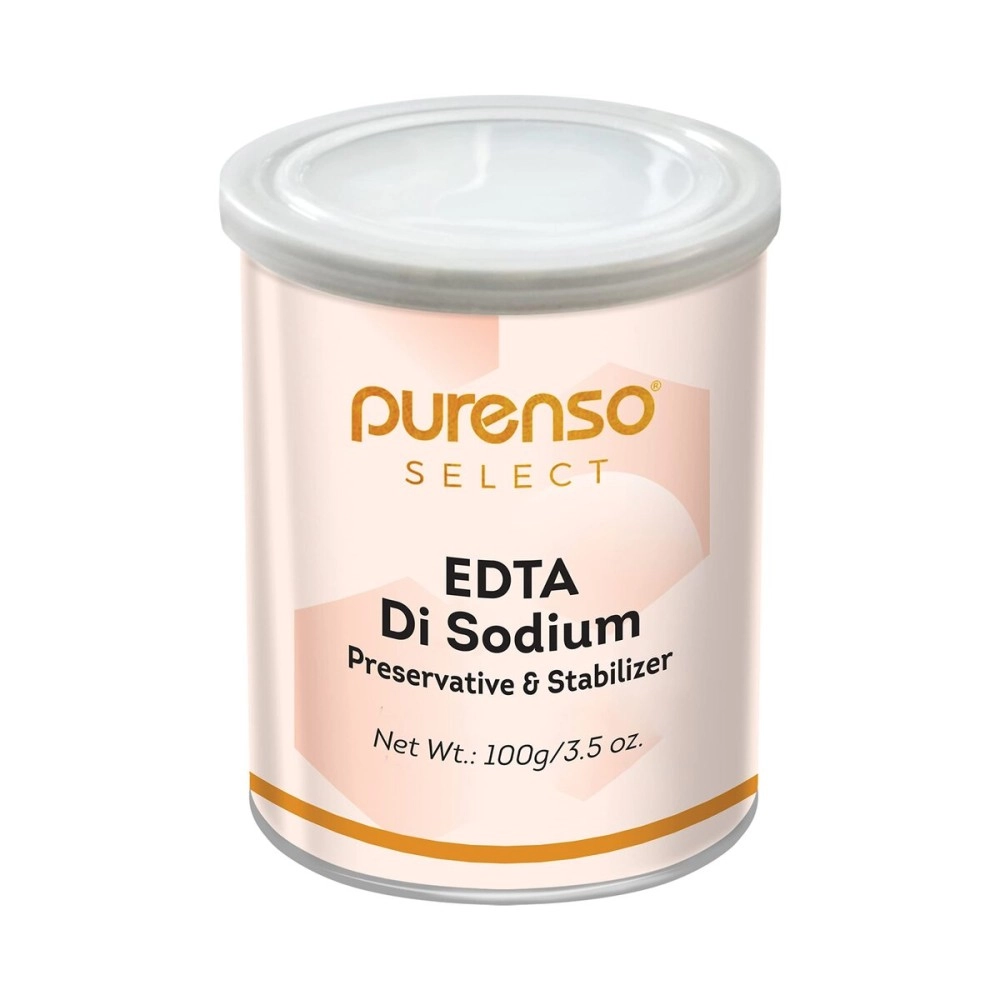 Purenso Select - EDTA DiSodium, 100g I Preservative & Stabilizer for Cosmetics & Personal Care