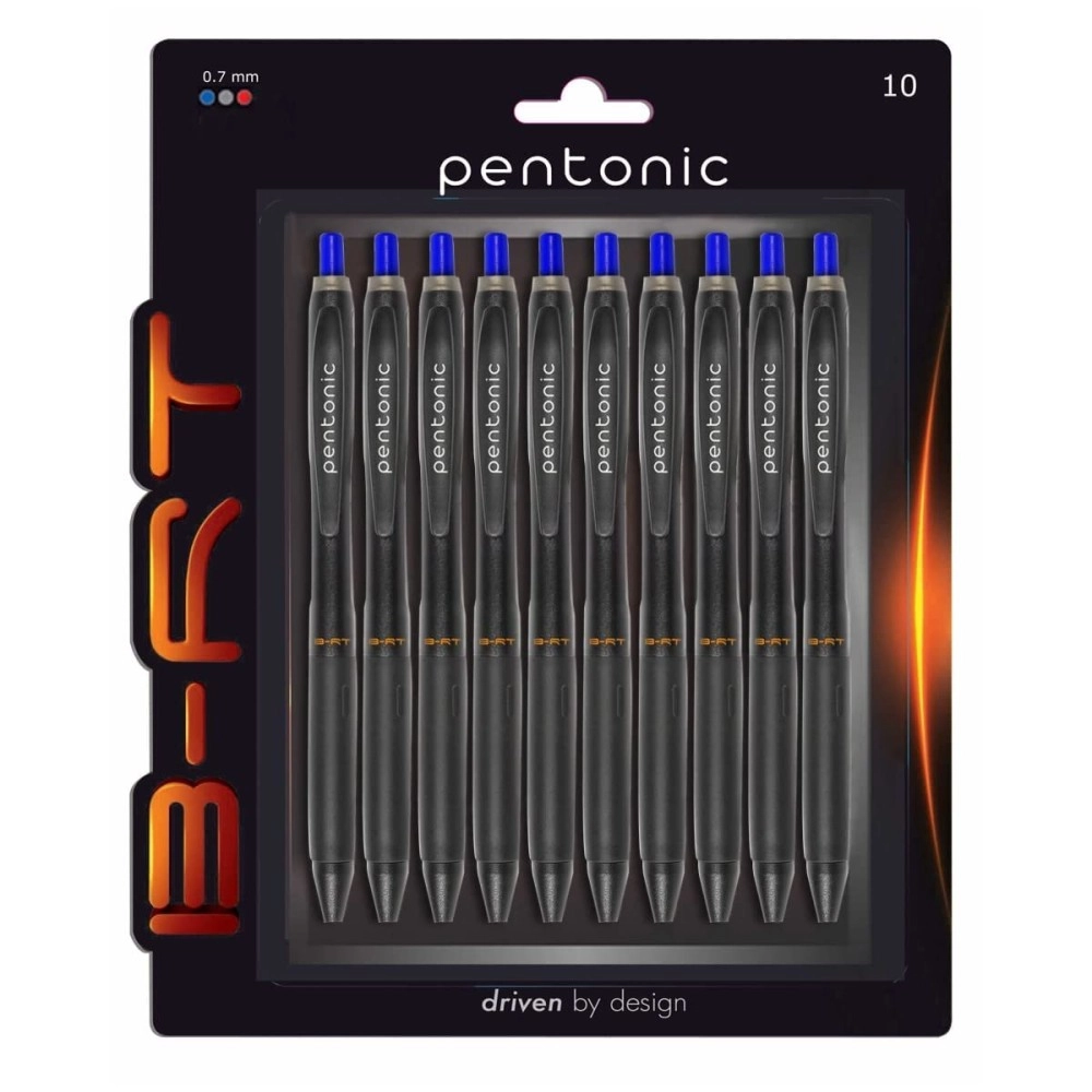 Pentonic Linc B-RT Ball Point Pen (0.7mm, Blue Ink), Pack of 10