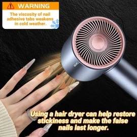 Ivtor Nail Adhesive Tabs,Nail Glue Sticker for Press On Nails, Waterproof Breathable Jelly Double Sided Adhesive Tabs False Nail Tips 20 Sheets
