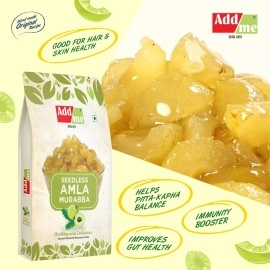 Add me Seed Less Amla Murabba 750Gm Fine Quality Vacuum Packed, Fresh and Delicious