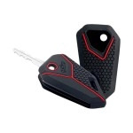 Keycare Silicone Key Cover Compatible for Universal Bike flip Key (Black)