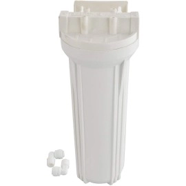 GIZMO PRO Pre Filter Housing Compatible with All Type of RO UV UF Water Purifier Systems with 2 Pcs 1/4 Connectors, Teflon Tape and 2 Meter Pipe Included