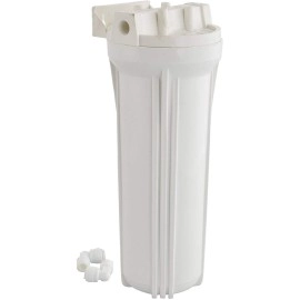 GIZMO PRO Pre Filter Housing Compatible with All Type of RO UV UF Water Purifier Systems with 2 Pcs 1/4 Connectors, Teflon Tape and 2 Meter Pipe Included