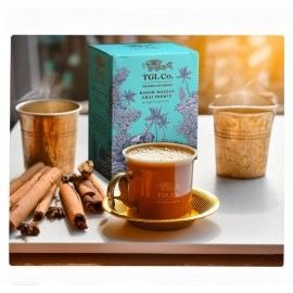 TGL Co. The Good Life Company Kadak Masala Chai Instant Tea Premix Tea with Masala, 14 Sachets (196 g)