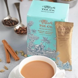 TGL Co. The Good Life Company Kadak Masala Chai Instant Tea Premix Tea with Masala, 14 Sachets (196 g)