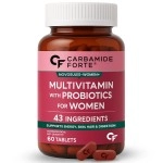 Carbamide Forte Multivitamin Tablets for Women with 43 Ingredients -60 Veg Tablets
