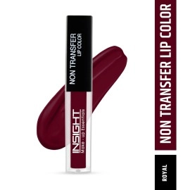 INSIGHT Non Transfer Liquid Lipstick - Royal | Matte Texture|Long Wear |Smudge Proof |Waterproof - 4 ml