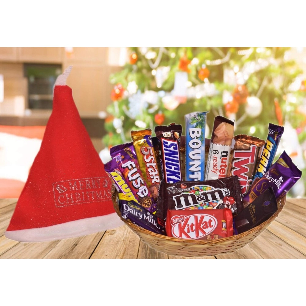 Food Library The Magic Of Nature Christmas Gift Hampers with Santa Claus & Cap (Option 1)