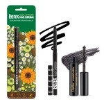 EYETEX Combo Pack: Matte Kajal Supreme Max Herbal Stick, 0.35G + Dazller Mascara, 4.1G,Black