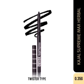 EYETEX Combo Pack: Matte Kajal Supreme Max Herbal Stick, 0.35G + Dazller Mascara, 4.1G,Black