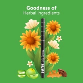 EYETEX Combo Pack: Matte Kajal Supreme Max Herbal Stick, 0.35G + Dazller Mascara, 4.1G,Black