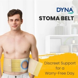 Dyna Stoma Belt Support | Colostomy Belt for Colostomy Bag | Urostomy Stoma Support | Universal Size