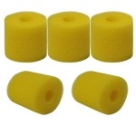 Venus Aqua Refill Sponges Roll Foam for Foam Cartridge Filter for Aquarium (7x6x7cm), 5 Pieces