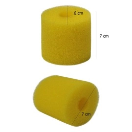 Venus Aqua Refill Sponges Roll Foam for Foam Cartridge Filter for Aquarium (7x6x7cm), 5 Pieces