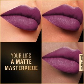 LAKM Forever Matte Liquid Lip Colour, Purple Pout, 5.6 ml